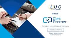 Desktop Screenshot of luc.pl